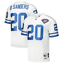 Zennovawear Barry Sanders Detroit Lions 1994 Authentic Throwback Retired Player Jersey - White