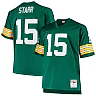 Zennovawear Bart Starr Green Bay Packers Big & Tall 1968 Retired Player Replica Jersey - Green