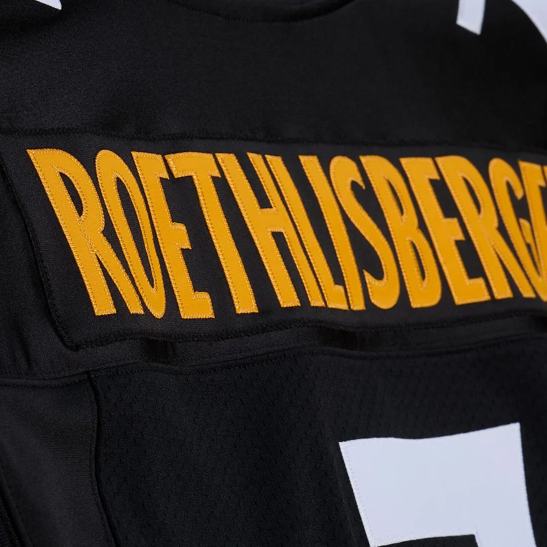 Zennovawear Ben Roethlisberger Pittsburgh Steelers 2004 Authentic Throwback Jersey - Black