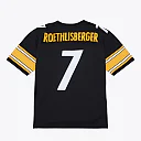 Zennovawear Ben Roethlisberger Pittsburgh Steelers 2004 Legacy Throwback Replica Jersey - Black