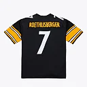 Zennovawear Ben Roethlisberger Pittsburgh Steelers 2004 Authentic Throwback Jersey - Black