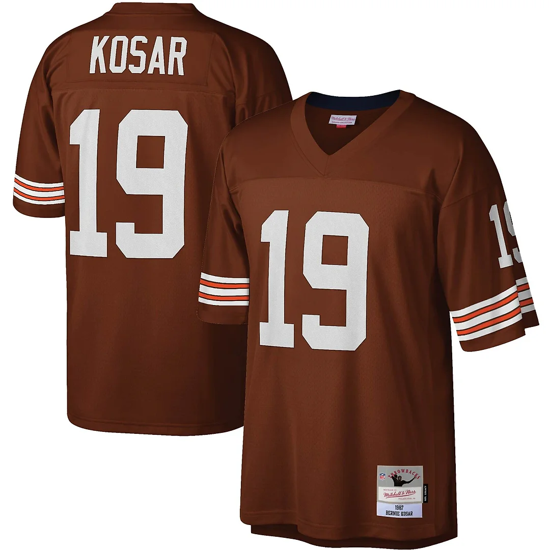 Zennovawear Bernie Kosar Cleveland Browns Legacy Replica Jersey - Brown