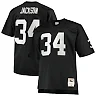Zennovawear Bo Jackson Las Vegas Raiders Big & Tall 1988 Retired Player Replica Jersey - Black