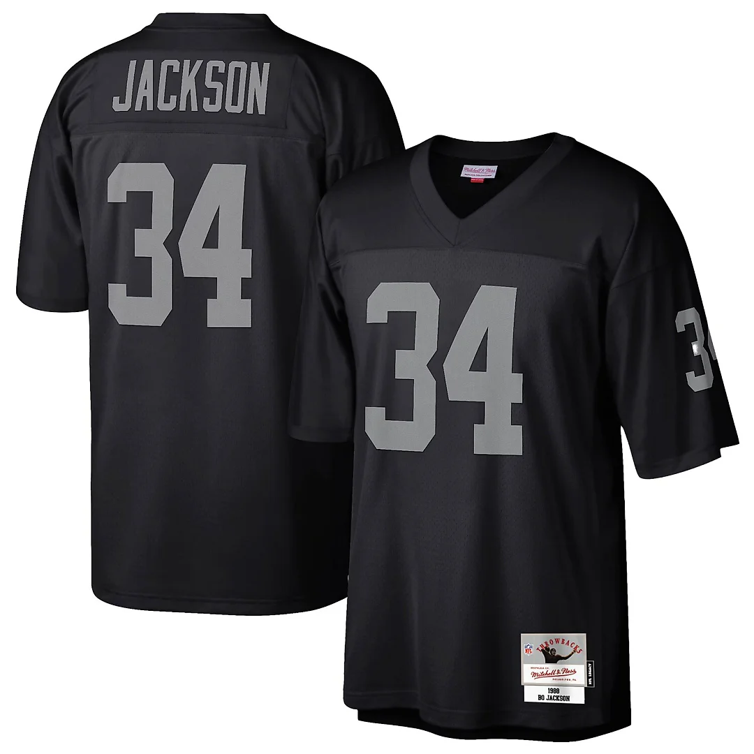 Zennovawear Bo Jackson Las Vegas Raiders Legacy Replica Jersey - Black