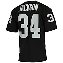Zennovawear Bo Jackson Las Vegas Raiders 1990 Authentic Throwback Retired Player Jersey - Black