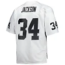 Zennovawear Bo Jackson Las Vegas Raiders Big & Tall 1988 Retired Player Replica Jersey - White