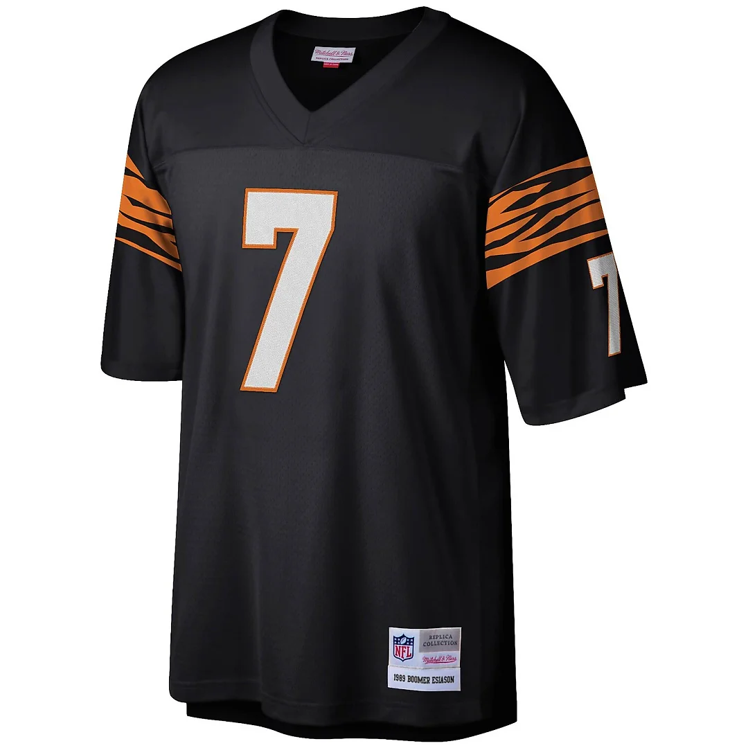 Zennovawear Boomer Esiason Cincinnati Bengals Legacy Replica Jersey - Black