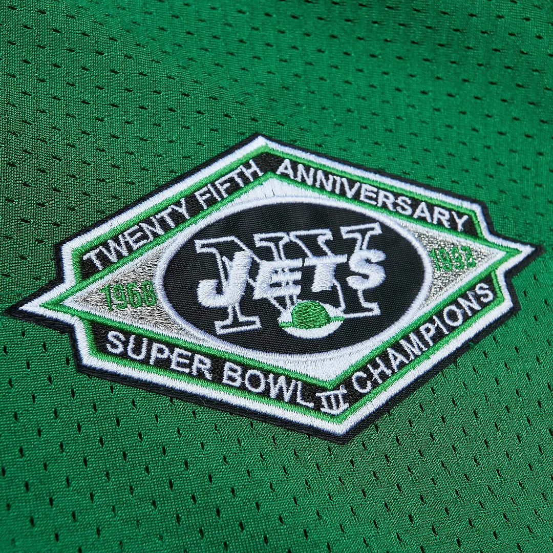 Zennovawear Boomer Esiason New York Jets 1993 Authentic Throwback Retired Player Pocket Jersey - Kelly Green