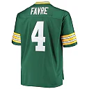 Zennovawear Brett Favre Green Bay Packers Big & Tall 1996 Retired Player Replica Jersey - Green