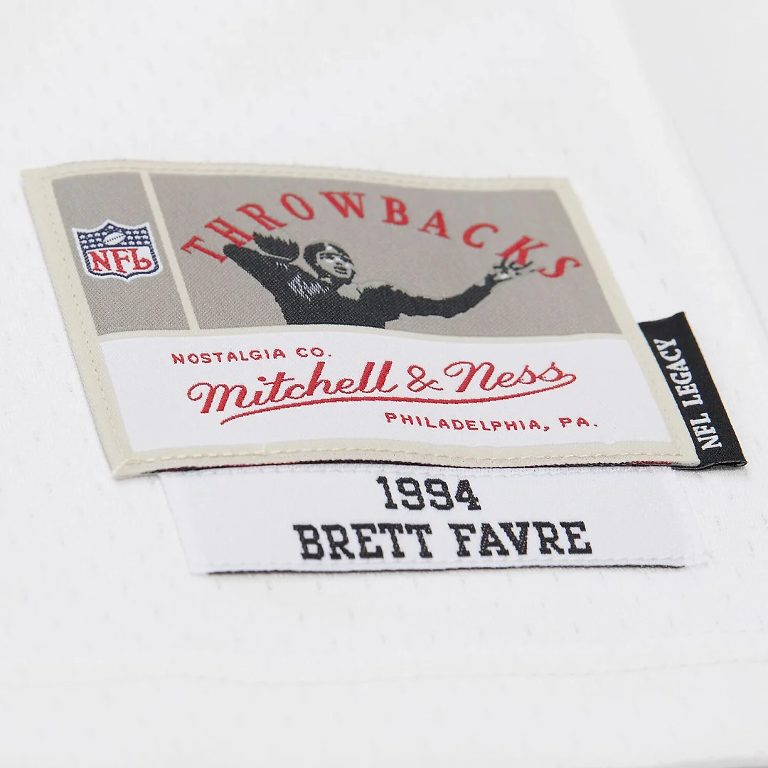 Zennovawear Brett Favre Green Bay Packers 1994 Legacy Replica Jersey - White