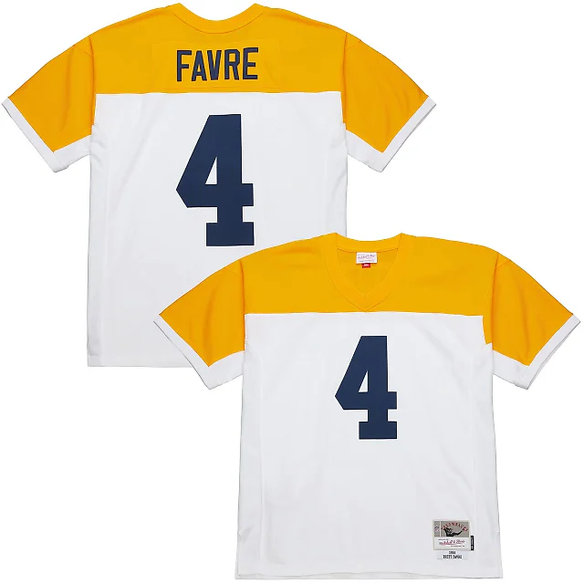 Zennovawear Brett Favre Green Bay Packers 1994 Legacy Replica Jersey - White