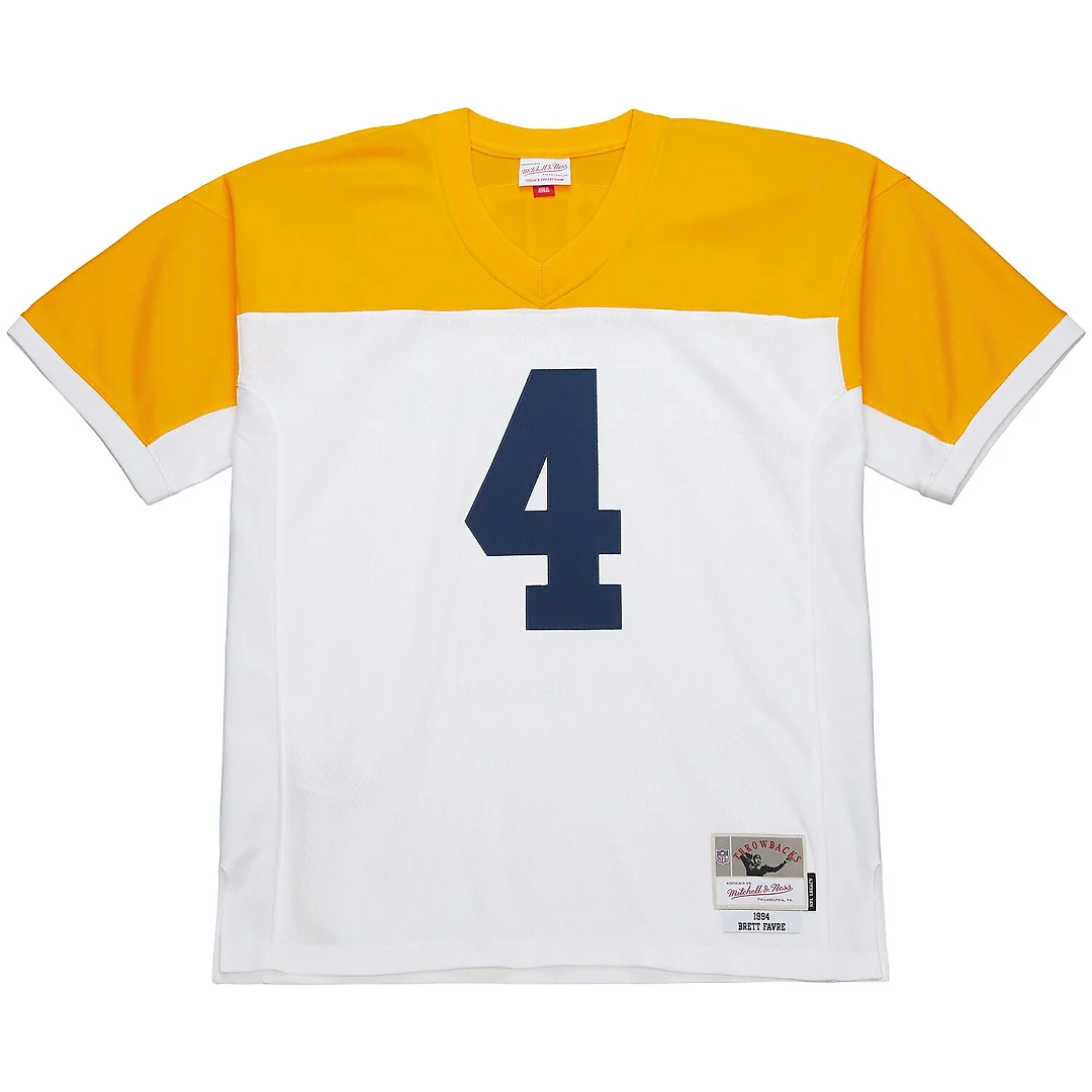 Zennovawear Brett Favre Green Bay Packers 1994 Legacy Replica Jersey - White