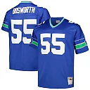 Zennovawear Brian Bosworth Seattle Seahawks Big & Tall 1987 Legacy Retired Player Jersey - Royal