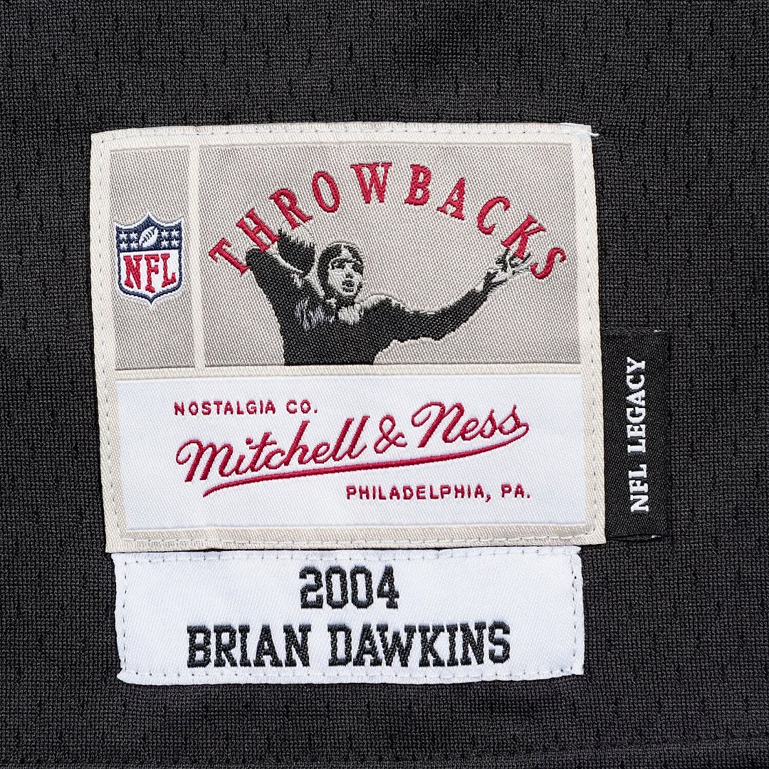Zennovawear Brian Dawkins Philadelphia Eagles Legacy Replica Jersey - Black
