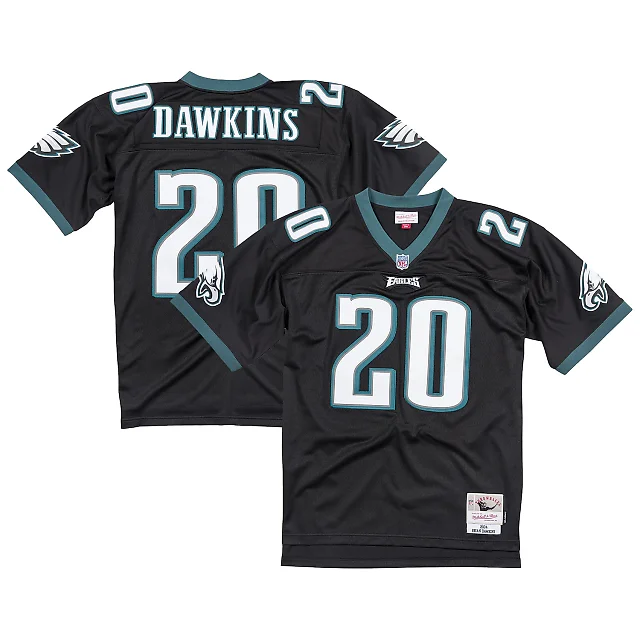 Zennovawear Brian Dawkins Philadelphia Eagles Legacy Replica Jersey - Black
