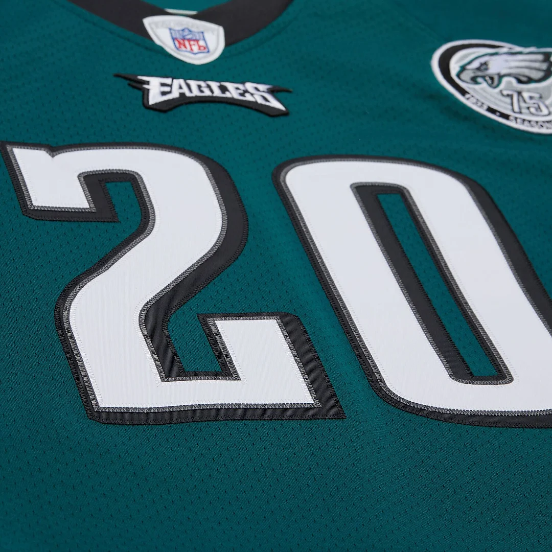 Zennovawear Brian Dawkins Philadelphia Eagles 2007 Authentic Throwback Retired Player Jersey - Green