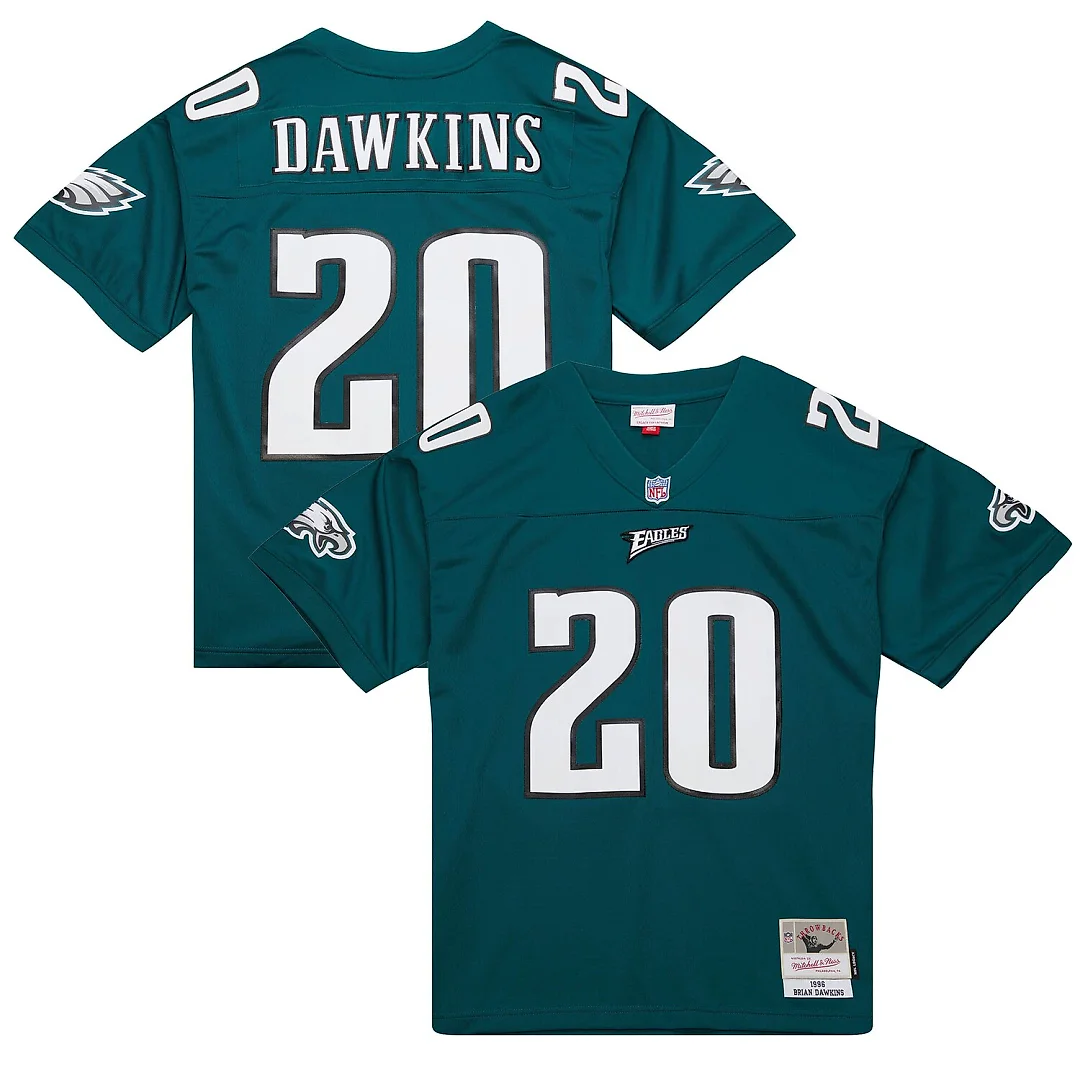Zennovawear Brian Dawkins Philadelphia Eagles Legacy Replica Jersey - Green