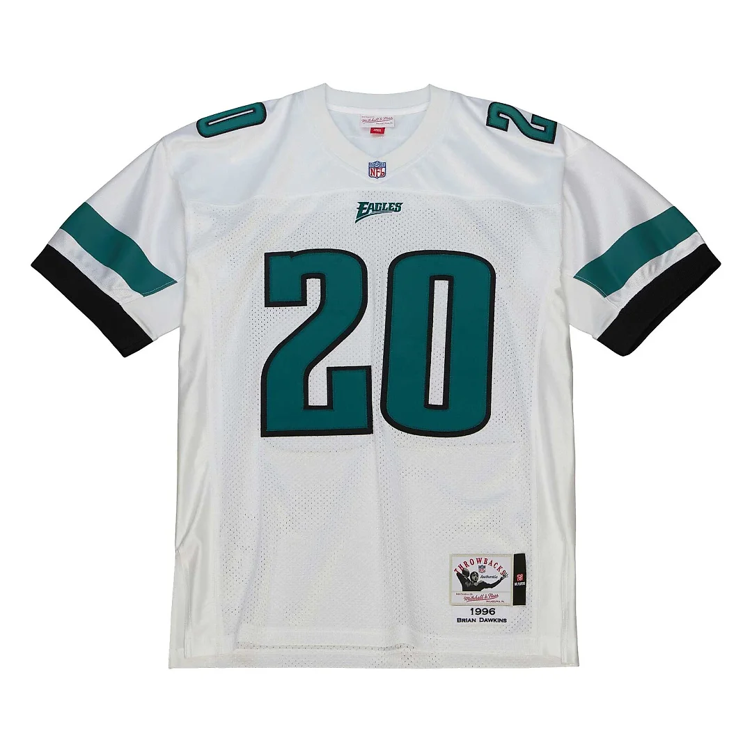 Zennovawear Brian Dawkins Philadelphia Eagles 1996 Authentic Throwback Retired Player Jersey - White