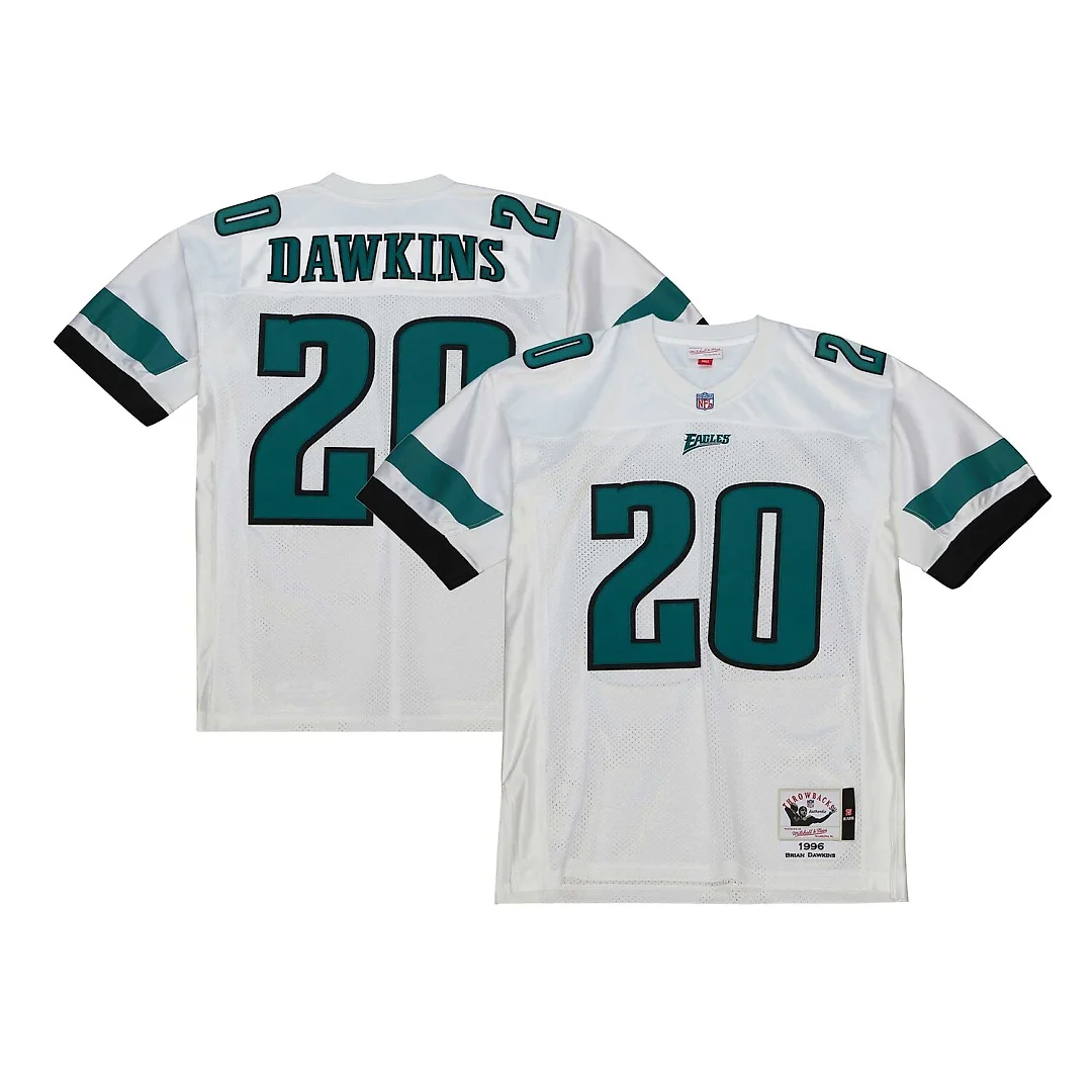 Zennovawear Brian Dawkins Philadelphia Eagles 1996 Authentic Throwback Retired Player Jersey - White