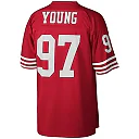 Zennovawear Bryant Young San Francisco 49ers Legacy Replica Jersey - Scarlet