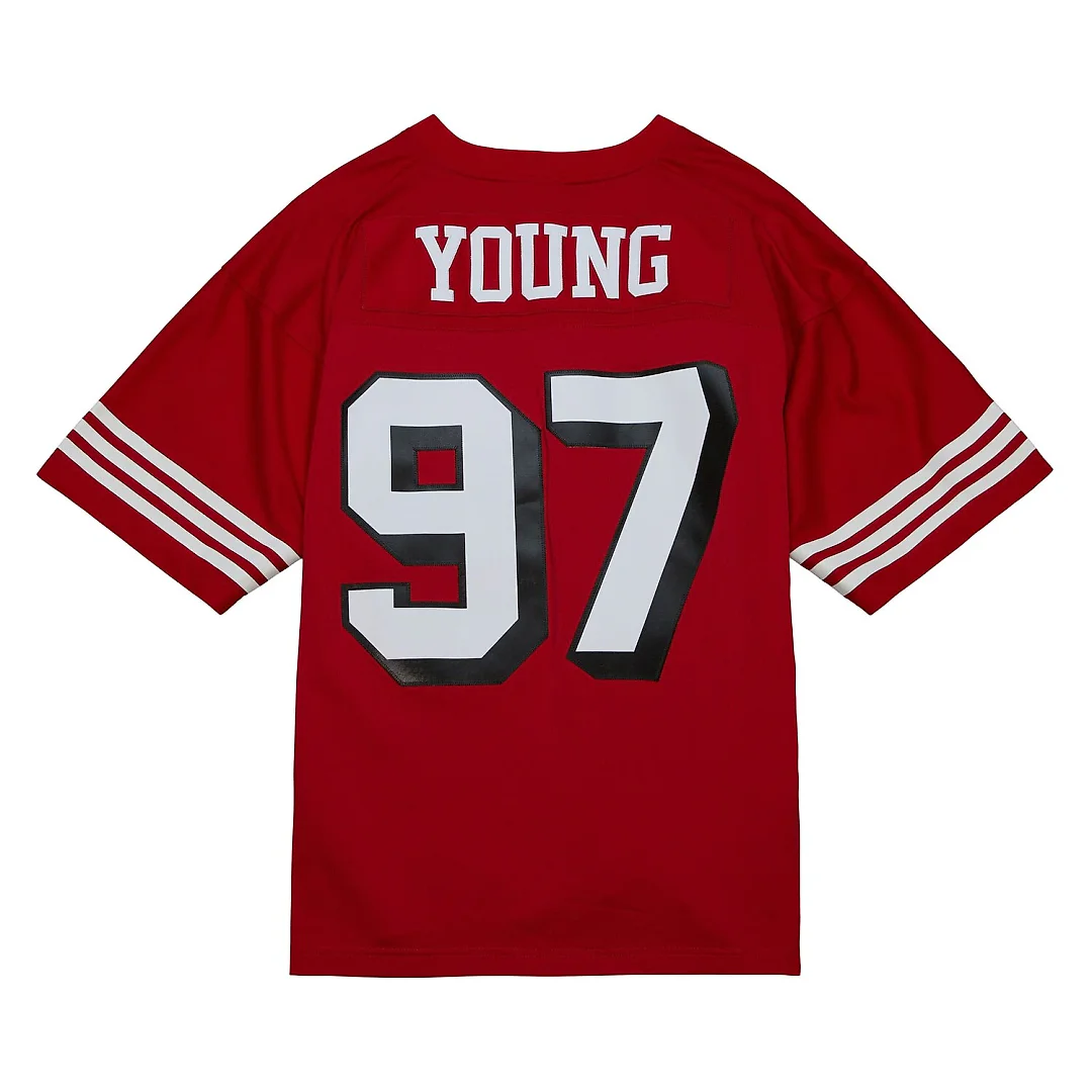 Zennovawear Bryant Young San Francisco 49ers Legacy Replica Jersey - Scarlet