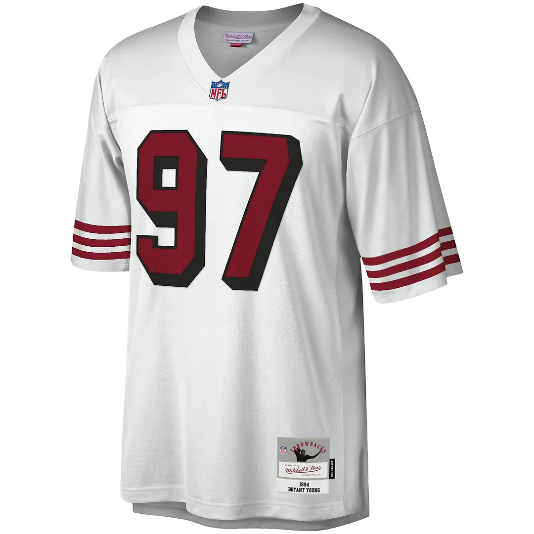 Zennovawear Bryant Young San Francisco 49ers Legacy Replica Jersey - White