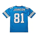 Zennovawear Calvin Johnson Detroit Lions 2007 Authentic Throwback Retired Player Jersey - Blue
