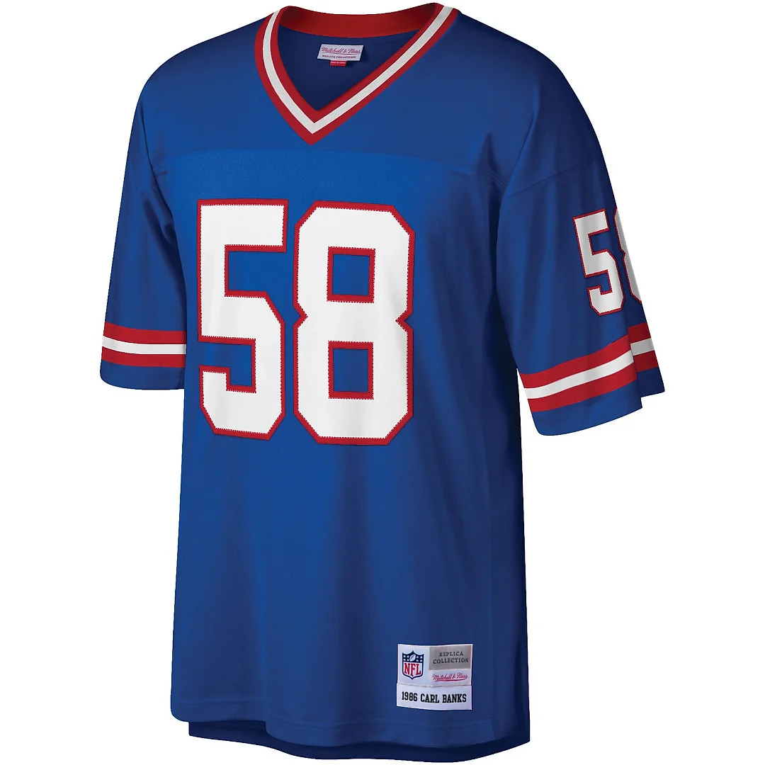 Zennovawear Carl Banks New York Giants Legacy Replica Jersey - Royal