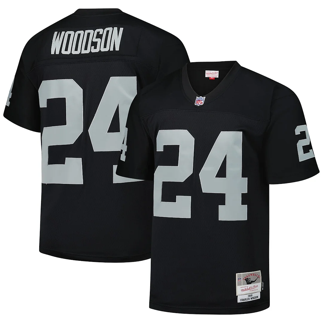 Zennovawear Charles Woodson Las Vegas Raiders Legacy Replica Jersey - Black