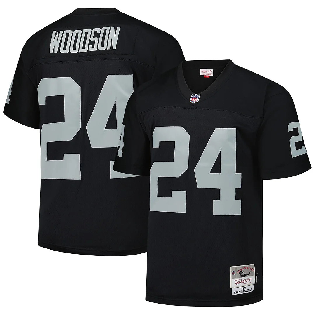Zennovawear Charles Woodson Las Vegas Raiders Legacy Replica Jersey - Black