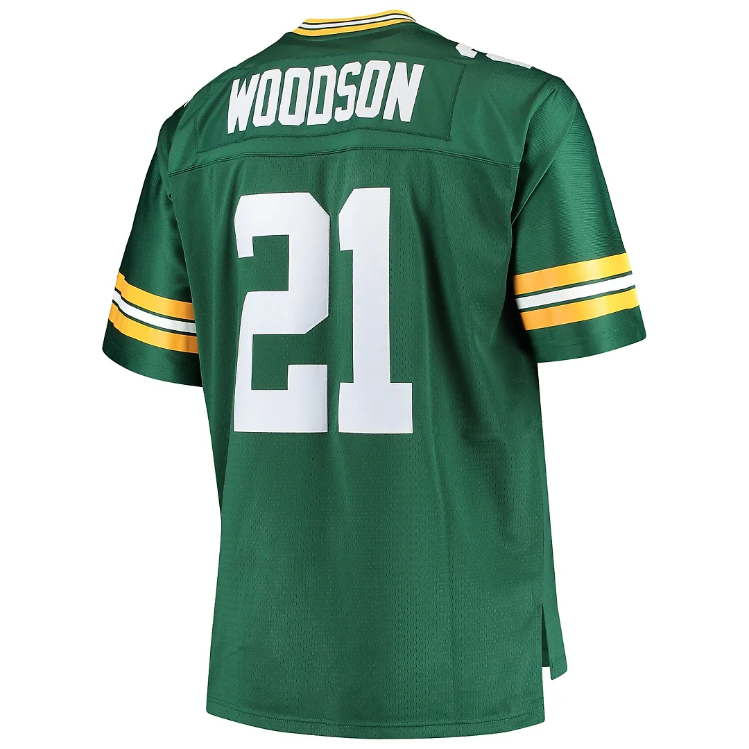 Zennovawear Charles Woodson Green Bay Packers Big & Tall 2010 Retired Player Replica Jersey - Green