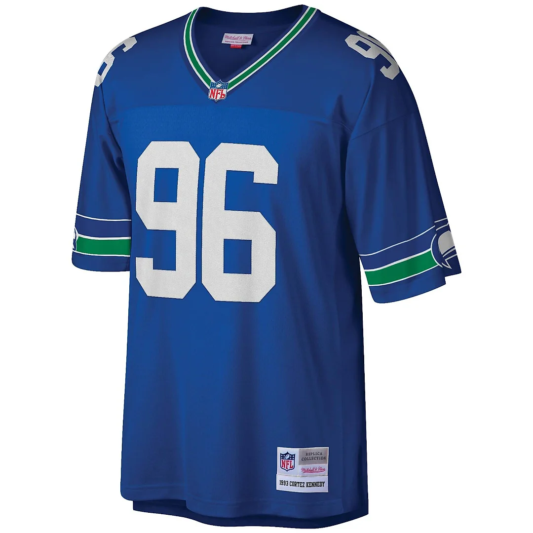 Zennovawear Cortez Kennedy Seattle Seahawks Legacy Replica Jersey - Royal