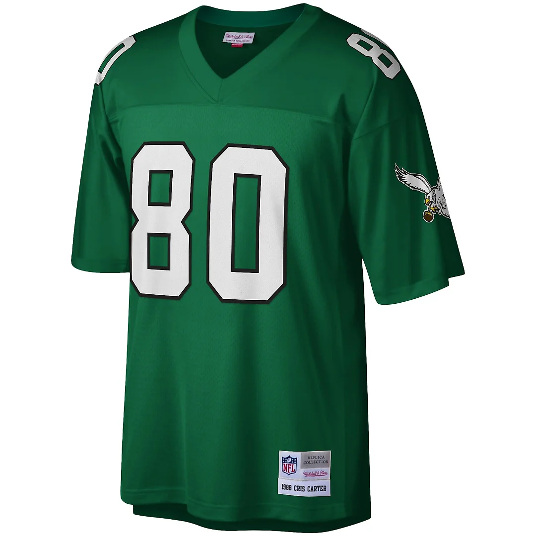Zennovawear Cris Carter Philadelphia Eagles Legacy Replica Jersey - Kelly Green