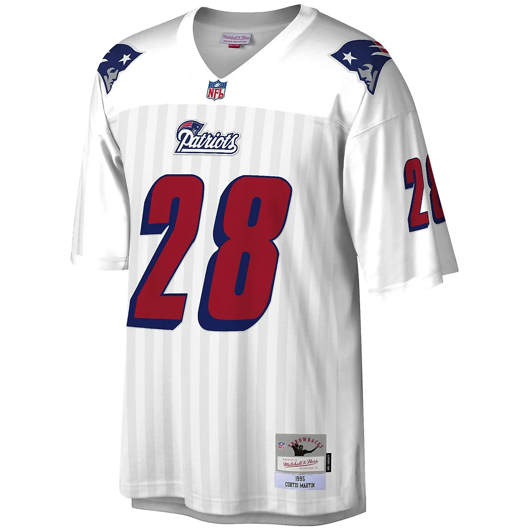 Zennovawear Curtis Martin New England Patriots Legacy Replica Jersey - White