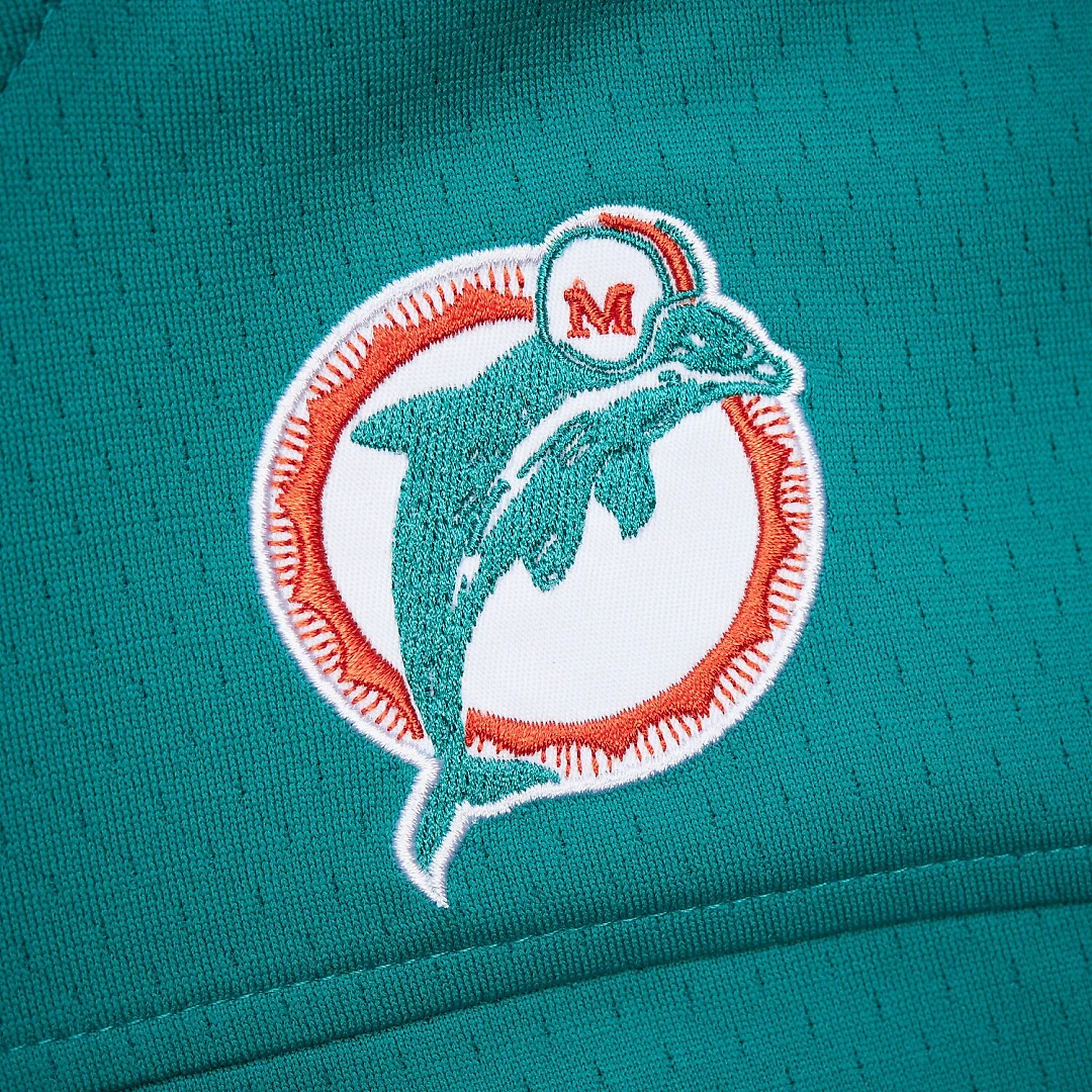 Zennovawear Dan Marino Miami Dolphins Player Name & Number Hoodie Legacy Jersey - Aqua
