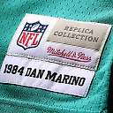 Zennovawear Dan Marino Miami Dolphins Big & Tall 1984 Retired Player Replica Jersey - Aqua