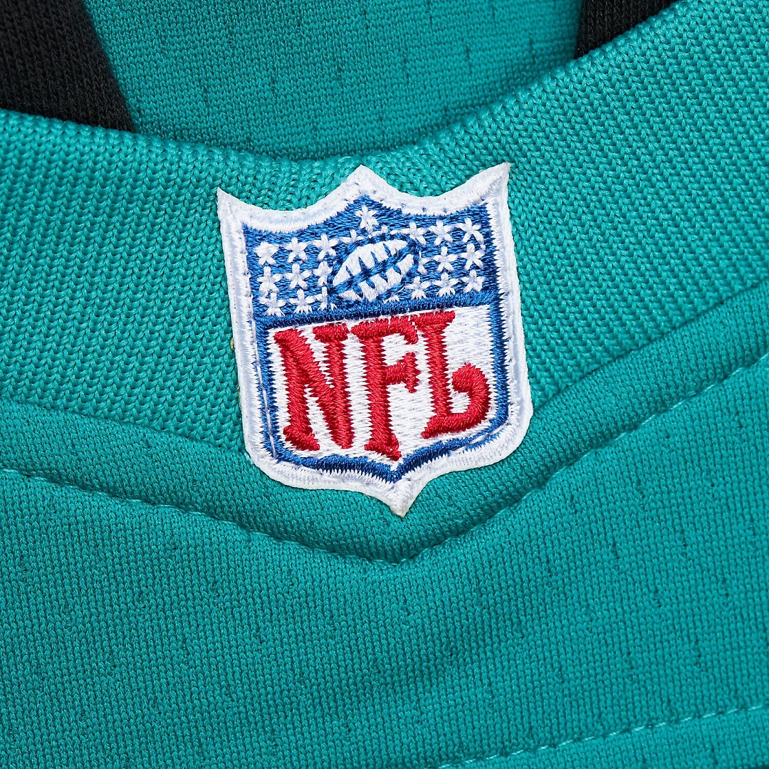 Zennovawear Dan Marino Miami Dolphins Player Name & Number Hoodie Legacy Jersey - Aqua