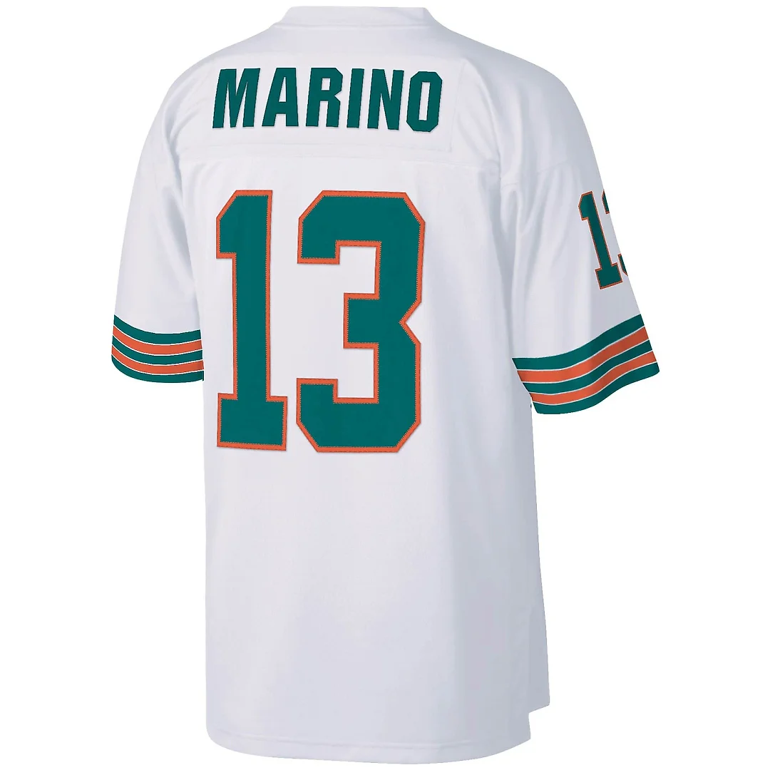 Zennovawear Dan Marino Miami Dolphins Big & Tall 1984 Retired Player Replica Jersey - White