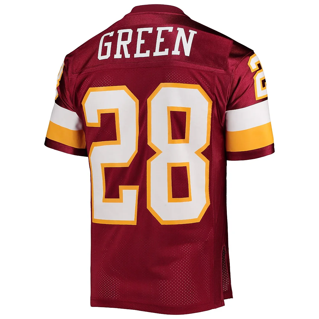 Zennovawear Darrell Green Washington Football Team 1994 Authentic Throwback Retired Player Jersey - Burgundy
