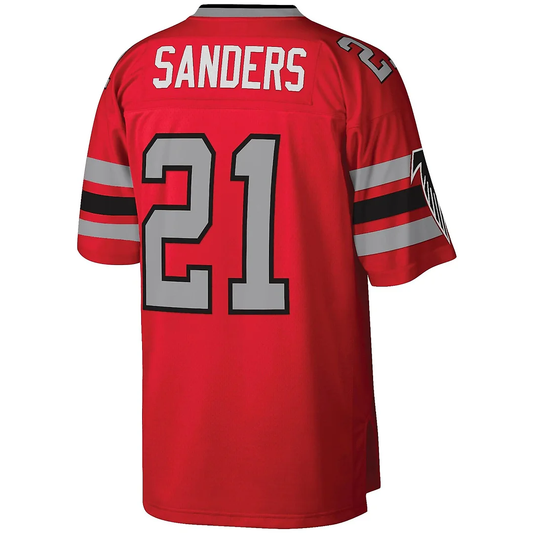 Zennovawear Deion Sanders Atlanta Falcons Legacy Replica Jersey - Red