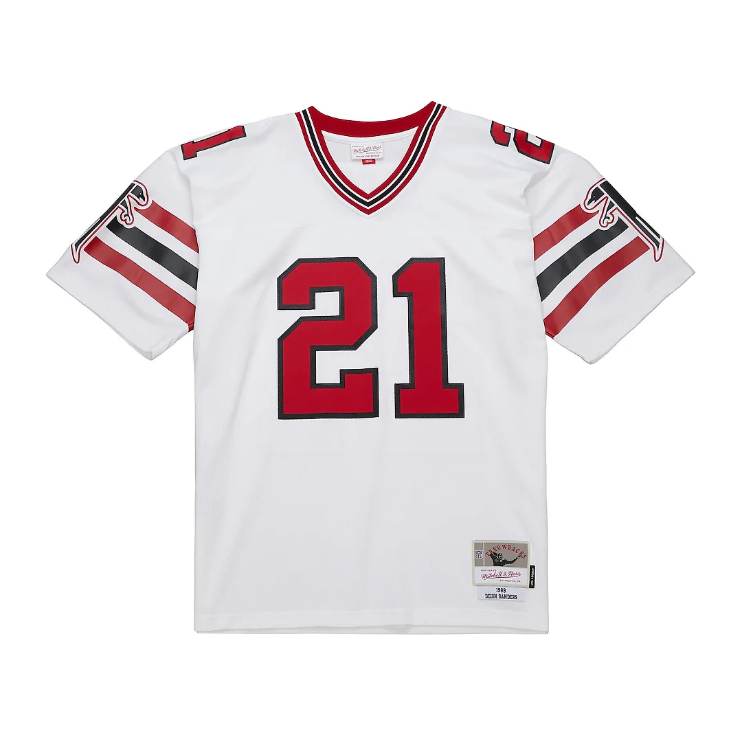 Zennovawear Deion Sanders Atlanta Falcons 1989 Legacy Replica Jersey - White