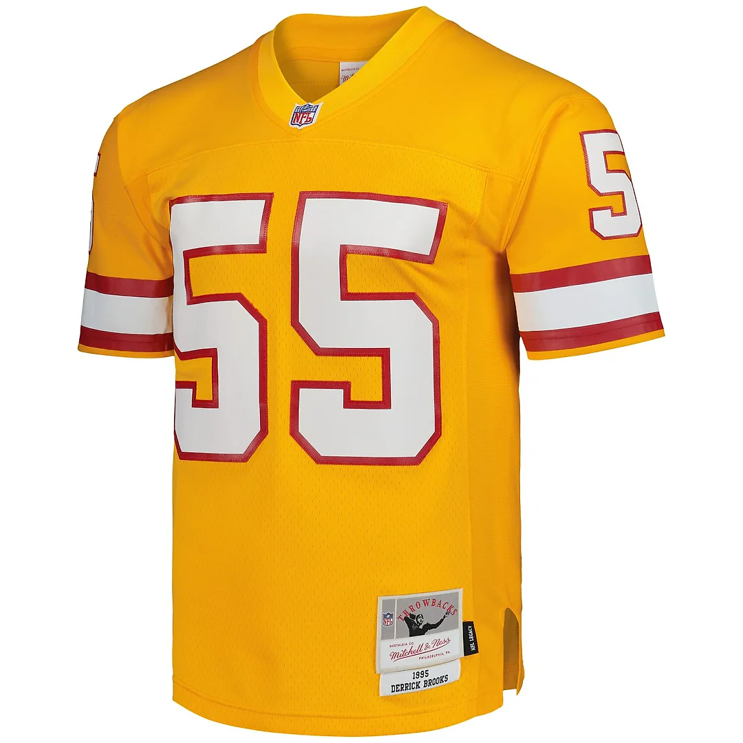 Zennovawear Derrick Brooks Tampa Bay Buccaneers Legacy Replica Jersey - Orange