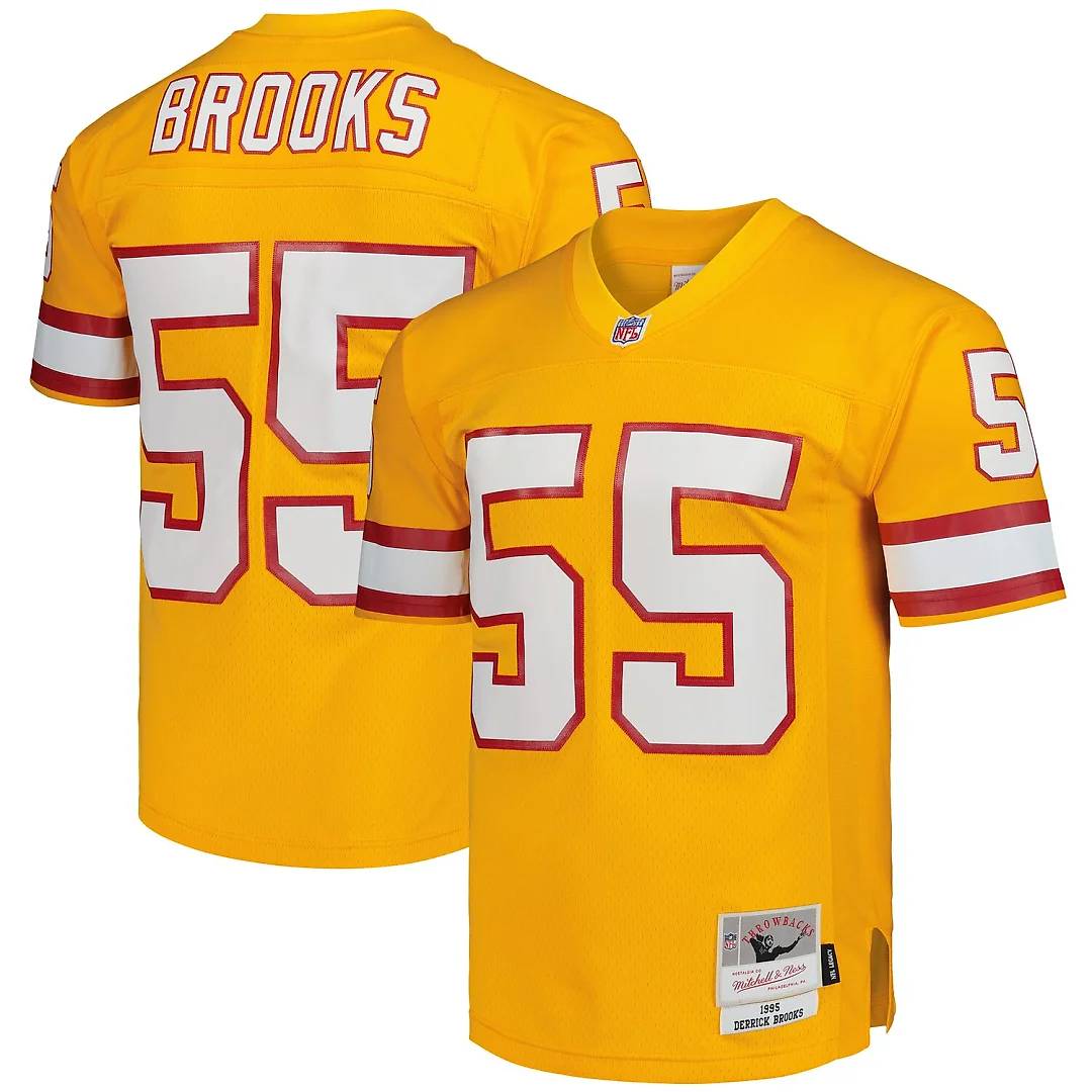 Zennovawear Derrick Brooks Tampa Bay Buccaneers Legacy Replica Jersey - Orange