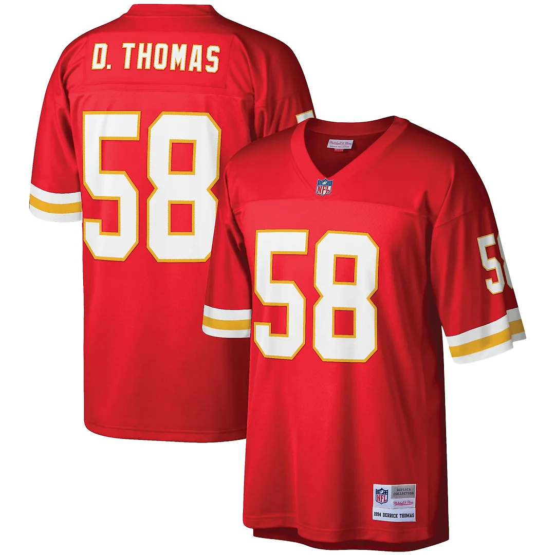 Zennovawear Derrick Thomas Kansas City Chiefs Legacy Replica Jersey - Red