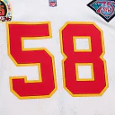 Zennovawear Derrick Thomas Kansas City Chiefs 1994 Authentic Throwback Retired Player Jersey - White