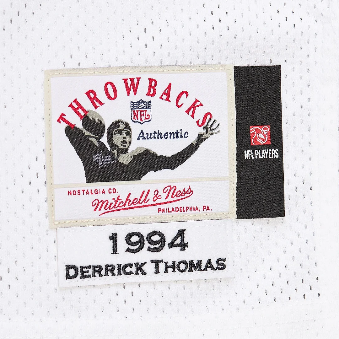 Zennovawear Derrick Thomas Kansas City Chiefs 1994 Authentic Throwback Retired Player Jersey - White