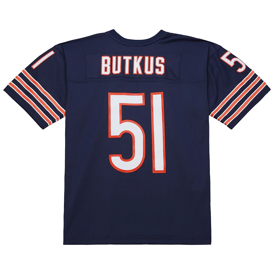 Zennovawear Dick Butkus Chicago Bears Legacy Replica Jersey - Navy