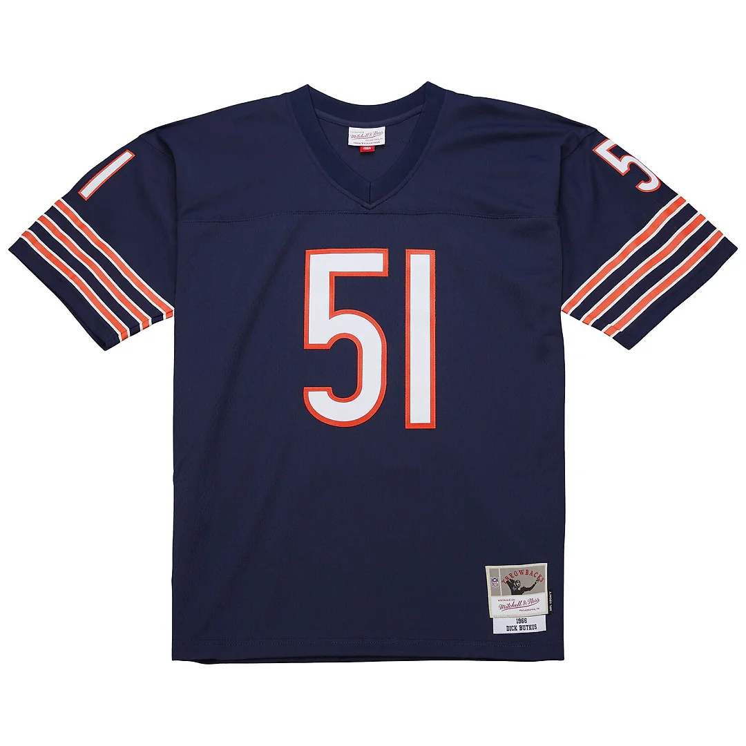 Zennovawear Dick Butkus Chicago Bears Legacy Replica Jersey - Navy