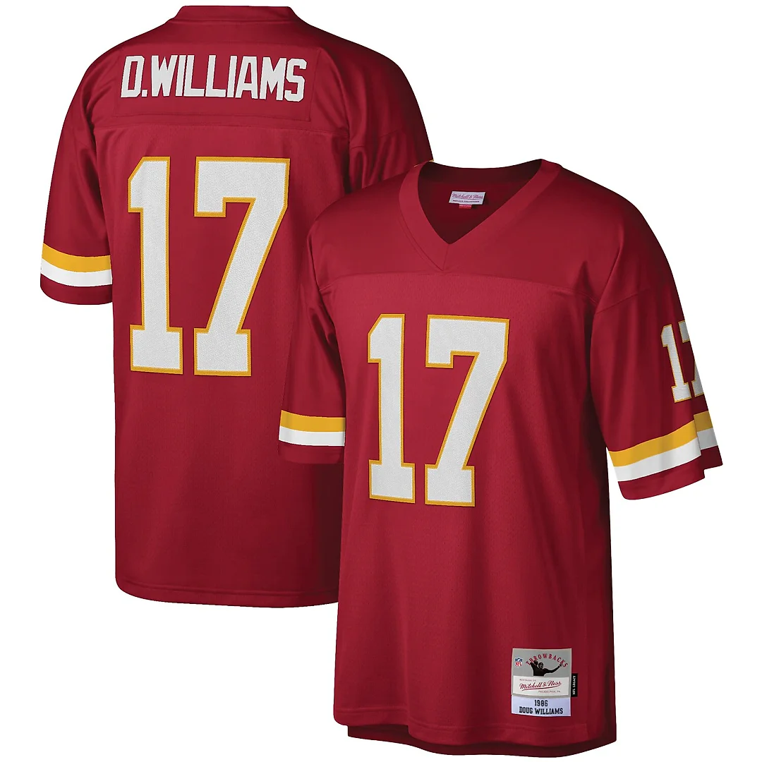 Zennovawear Doug Williams Washington Football Team Legacy Replica Jersey - Burgundy