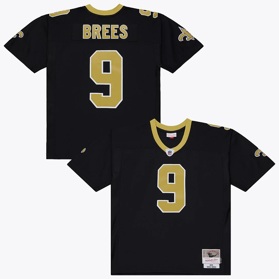 Zennovawear Drew Brees New Orleans Saints 2009 Legacy Jersey - Black